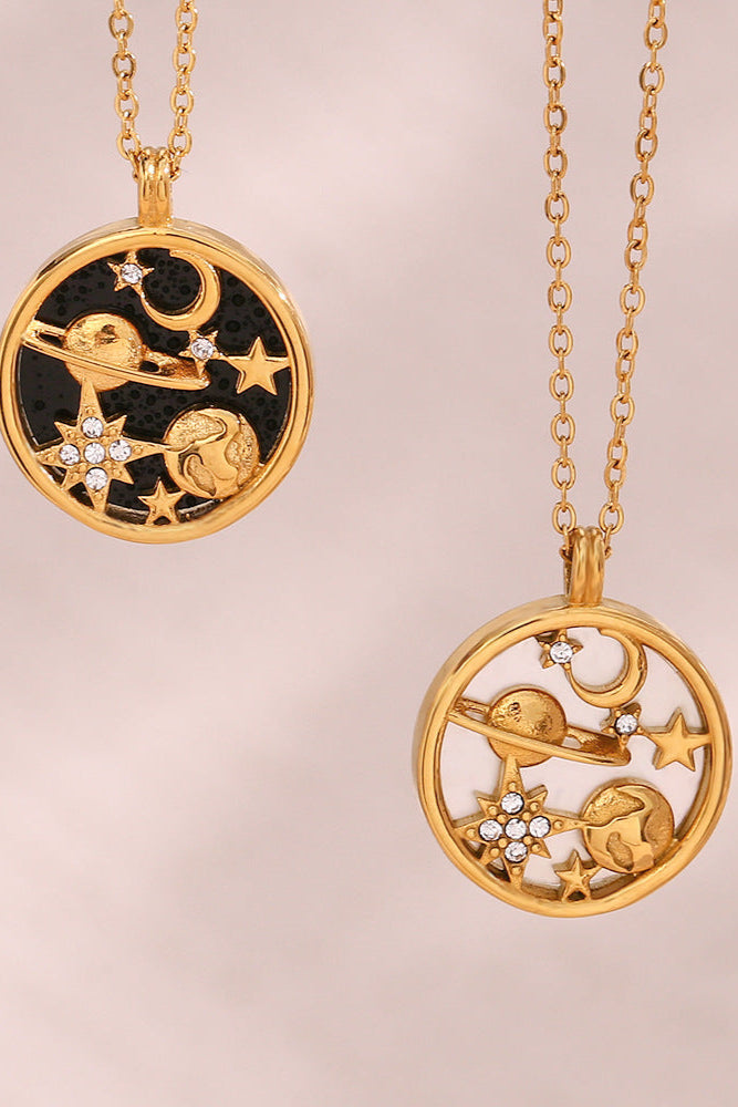 Earth star shell necklace