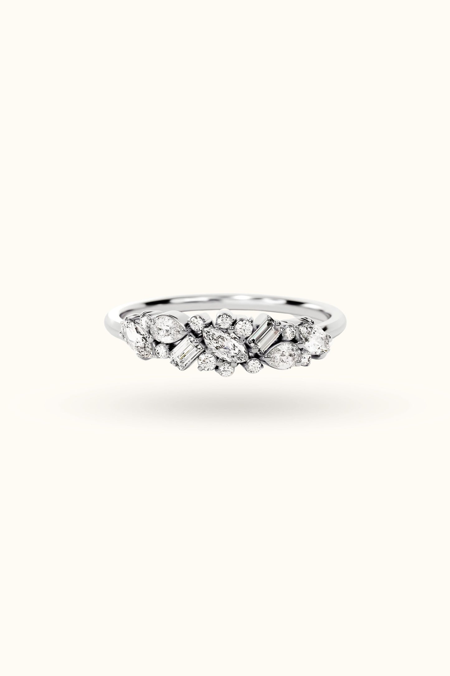 Engagement Multi-Cut Wedding Diamond Ring