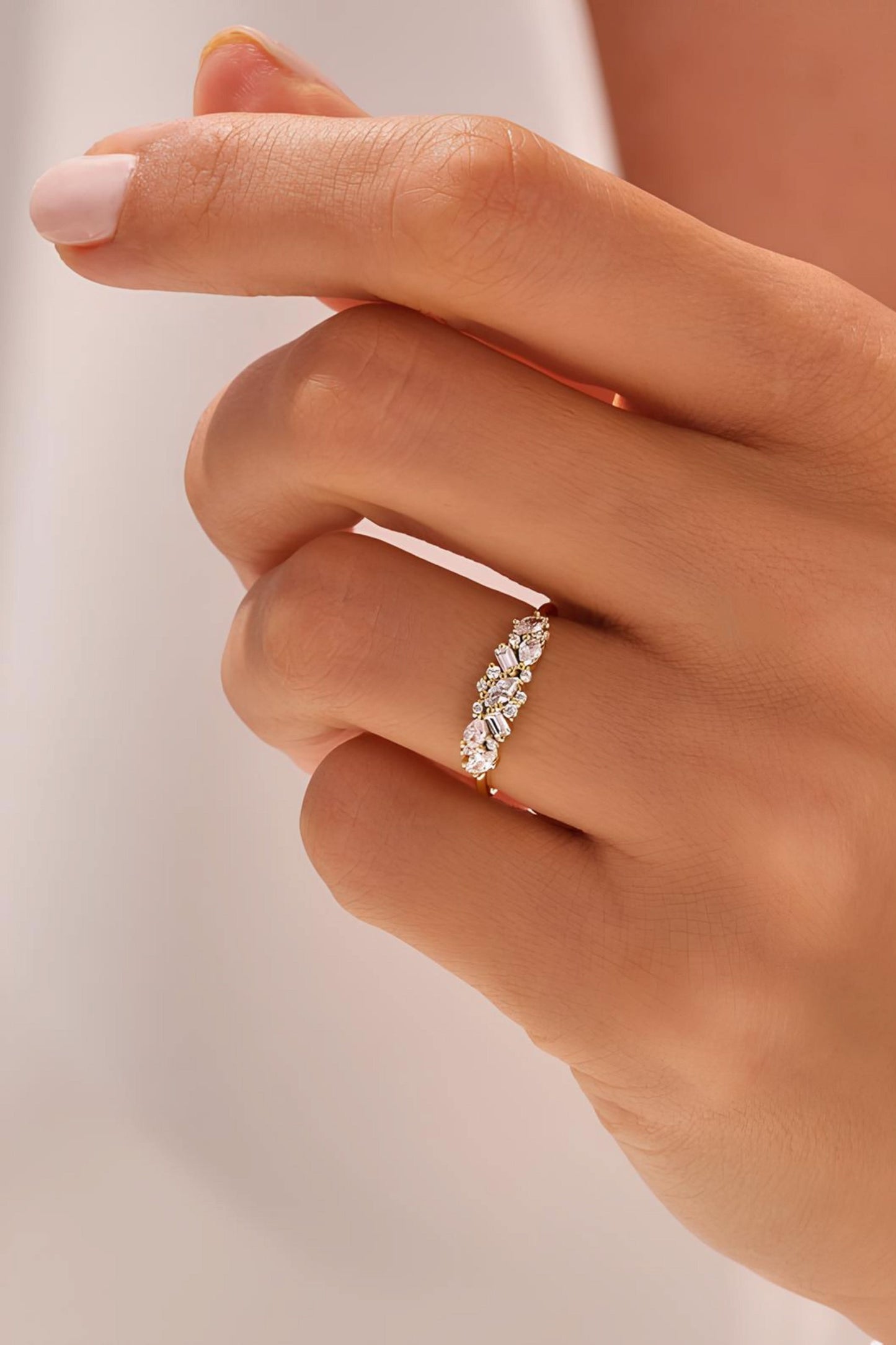 Engagement Multi-Cut Wedding Diamond Ring