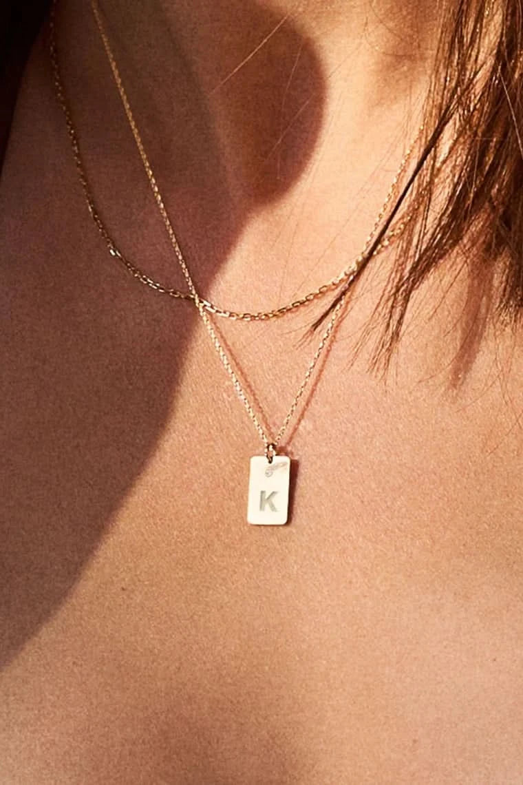 Engravable Tag Necklace