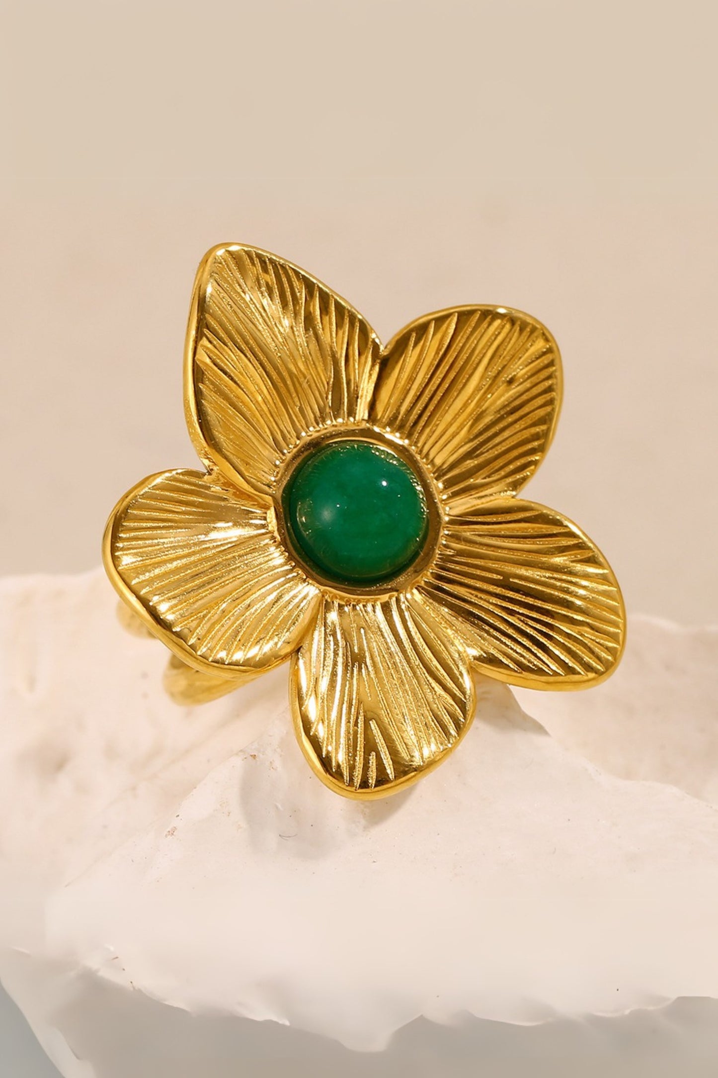 Flower Open Ring