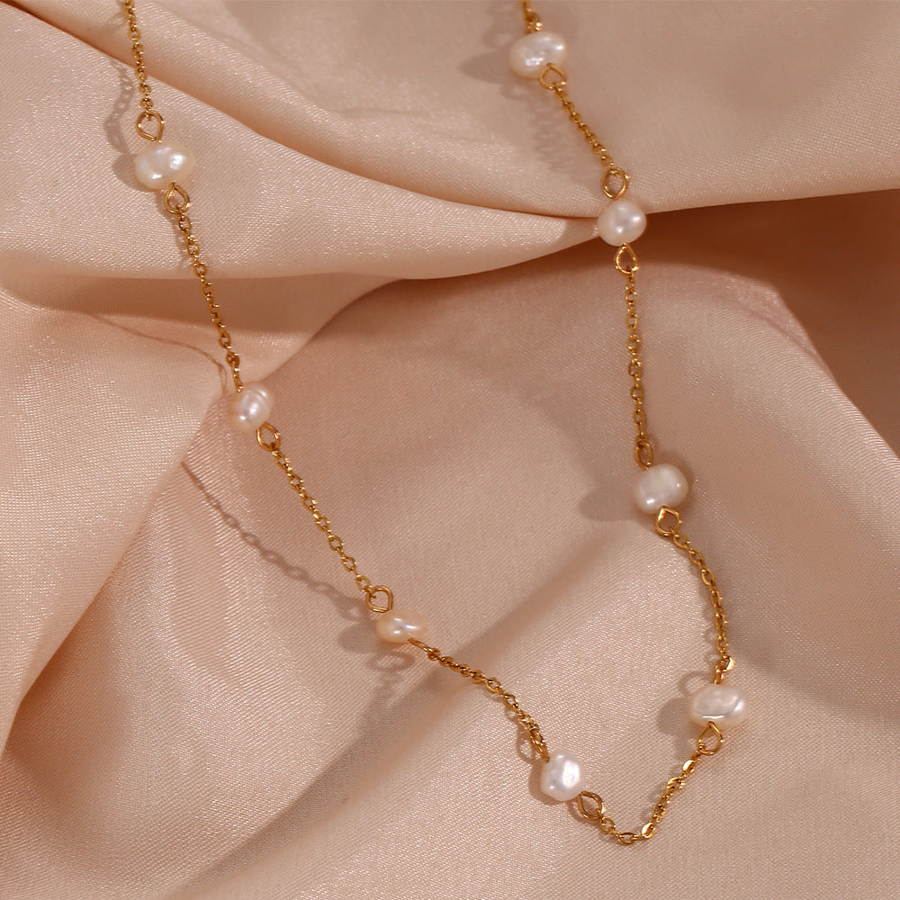 Freshwater Pearl Chain Necklace