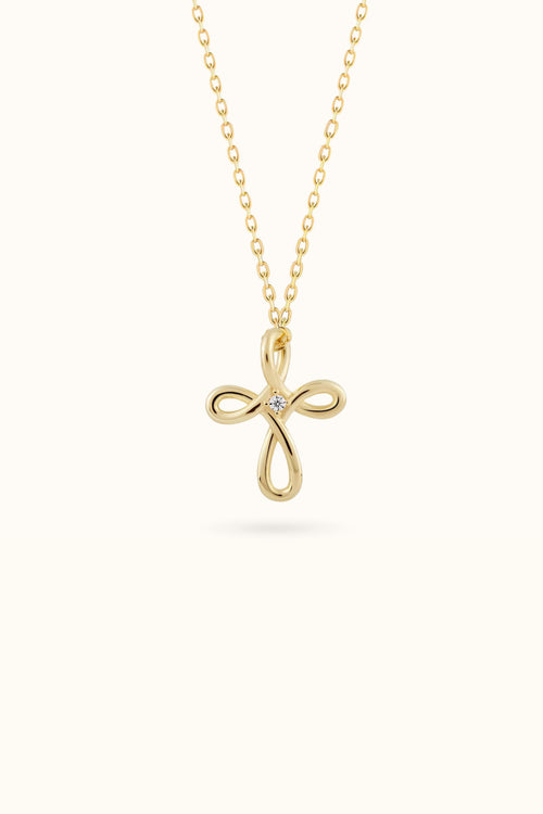 Gold Cross Necklace