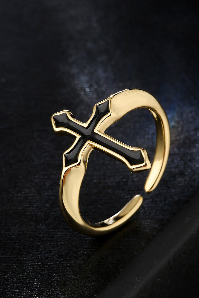 Black Diamond Ring Cross V2