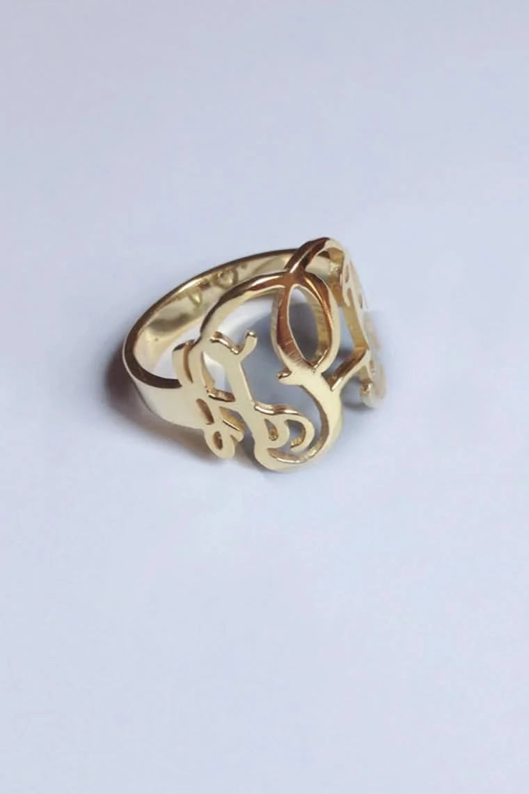 Gothic Name Ring