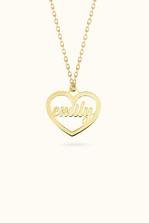 Heart Name Necklace