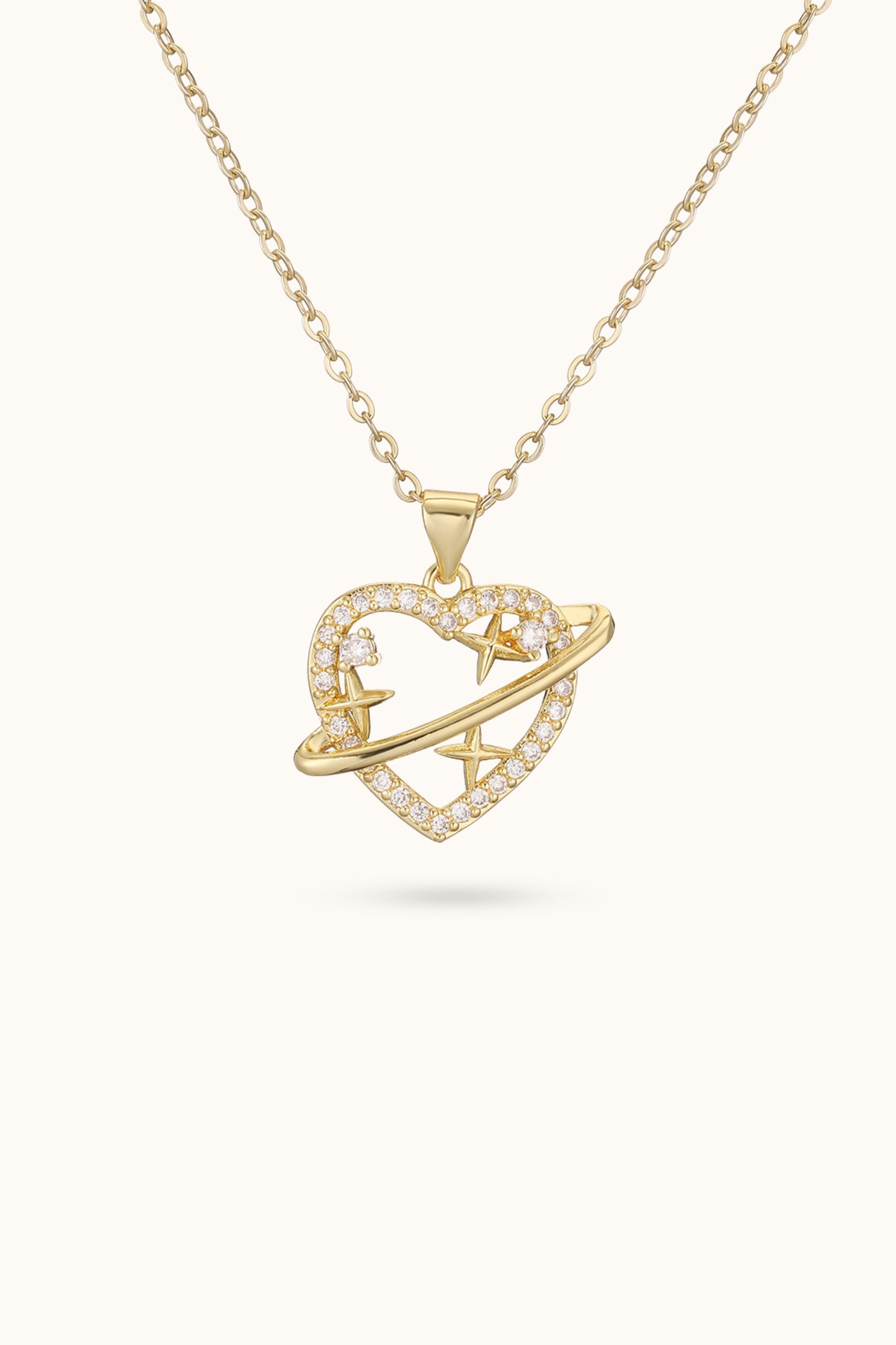 Heart Star Pendant Necklace