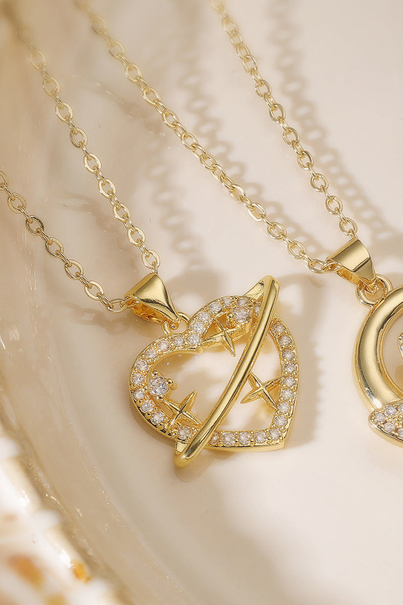 Heart Star Pendant Necklace