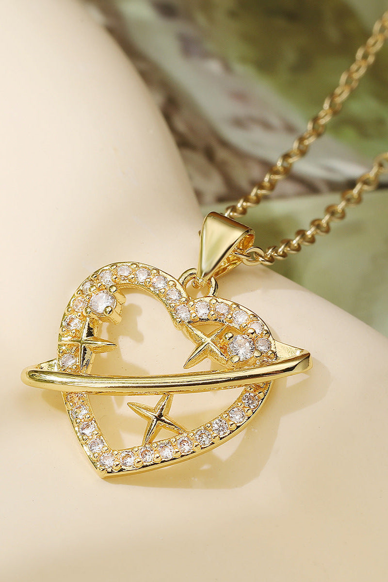 Heart Star Pendant Necklace