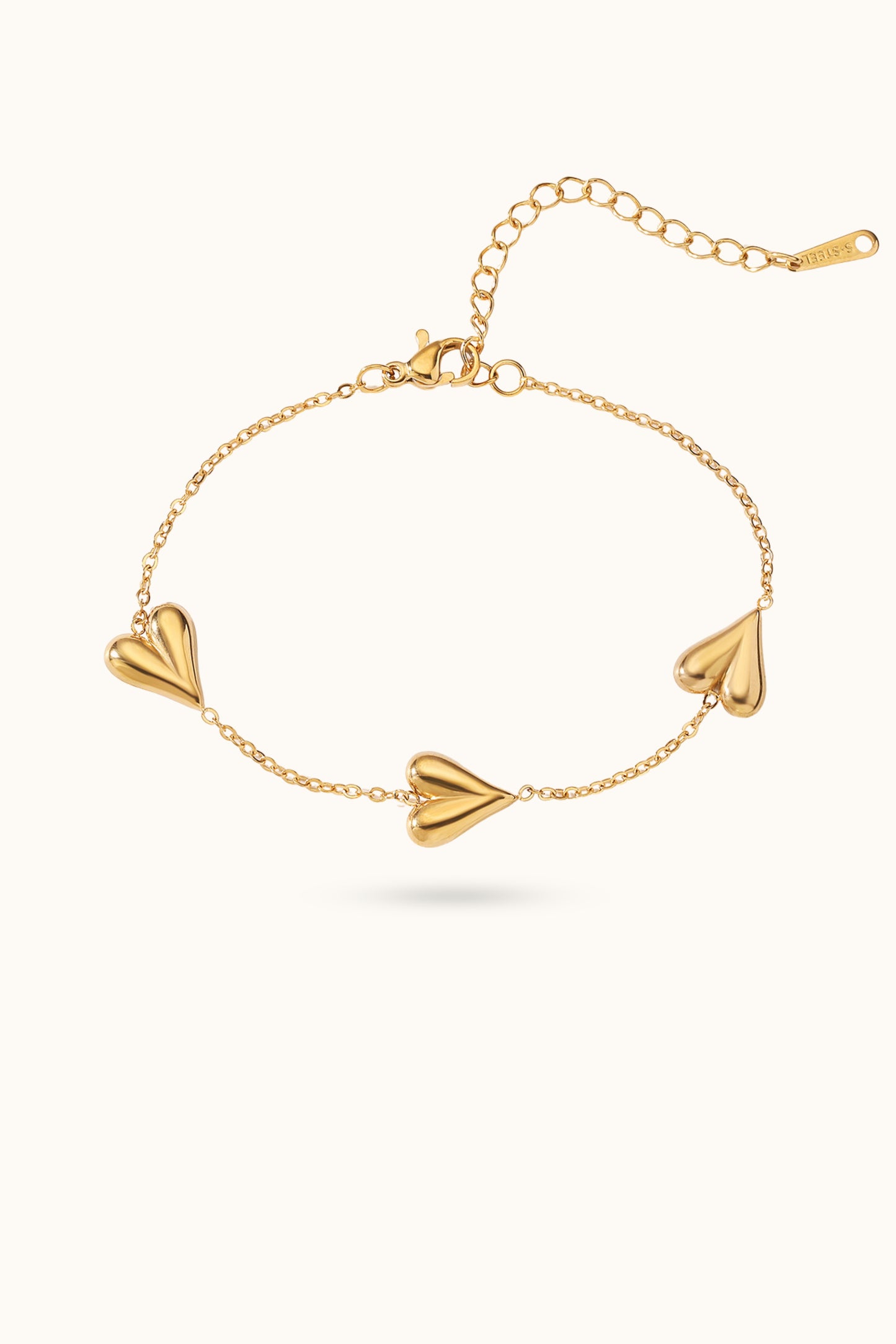 Heart Y Pendant Bracelet