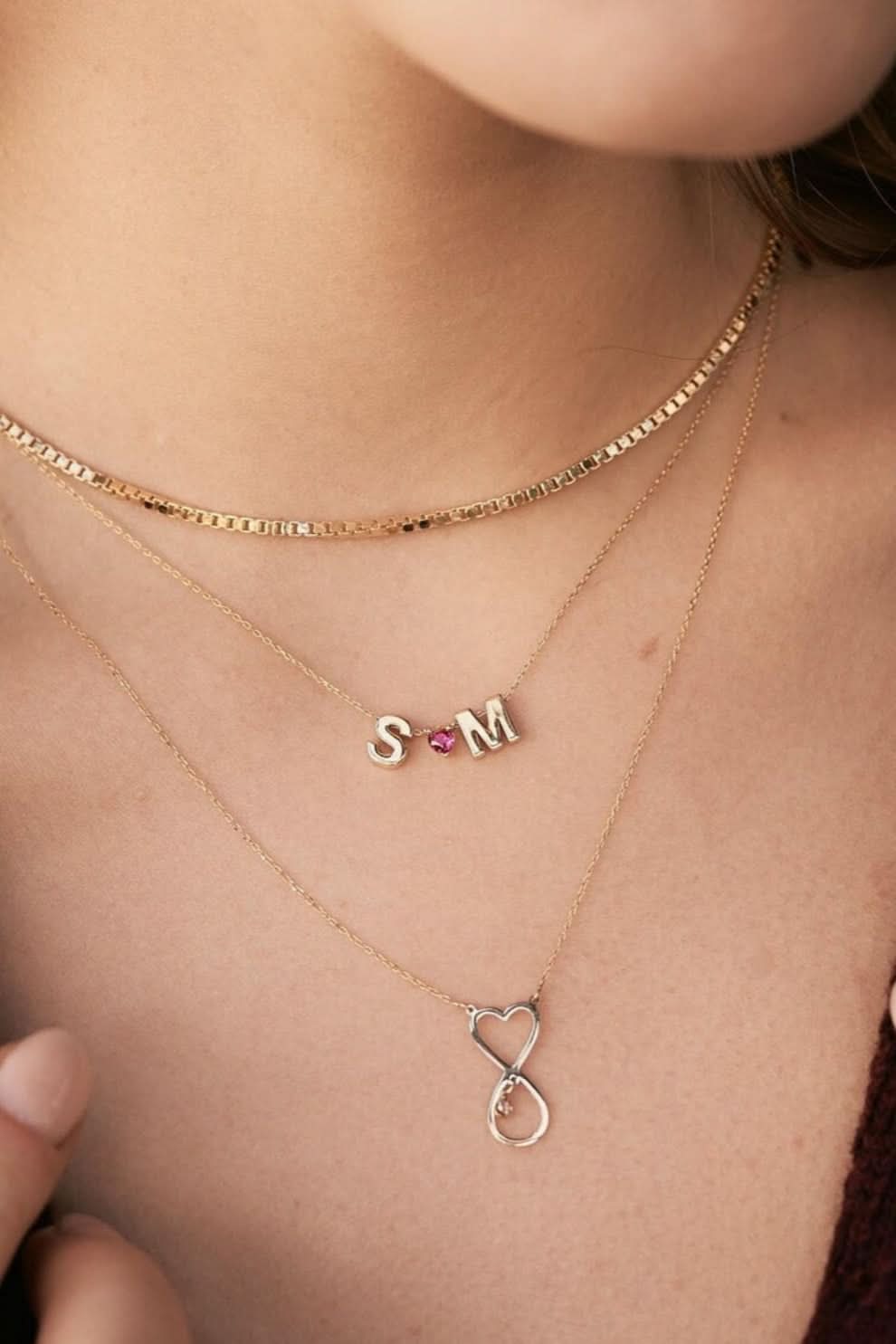 Heart with Diamond Necklace