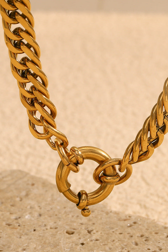 Hip Hop OT Thick Chain Necklace