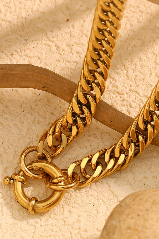 Hip Hop OT Thick Chain Necklace
