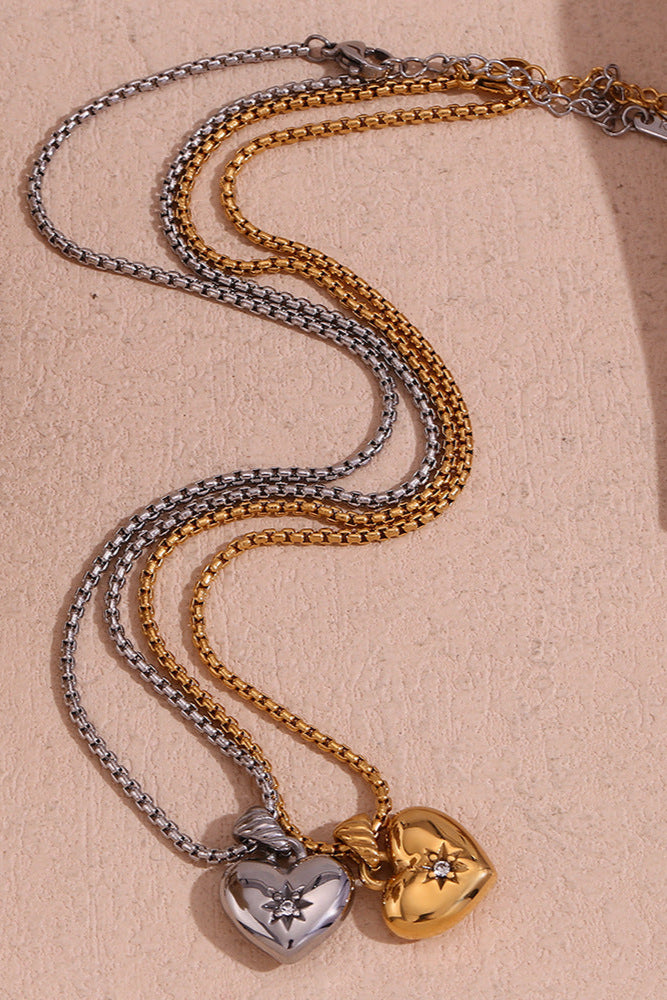 Horn Heart Necklace