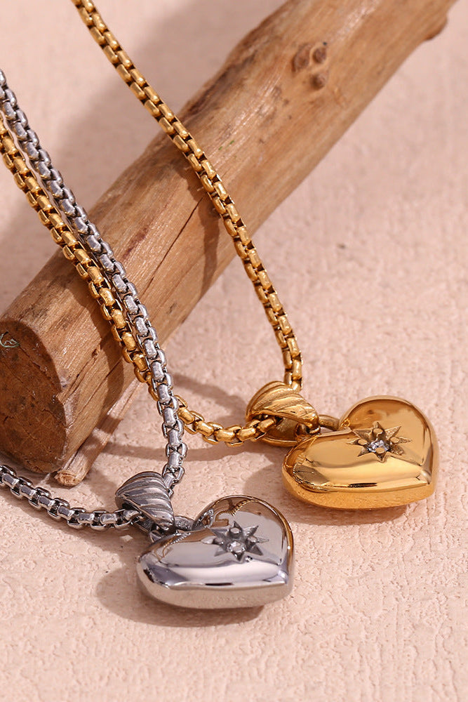 Horn Heart Necklace