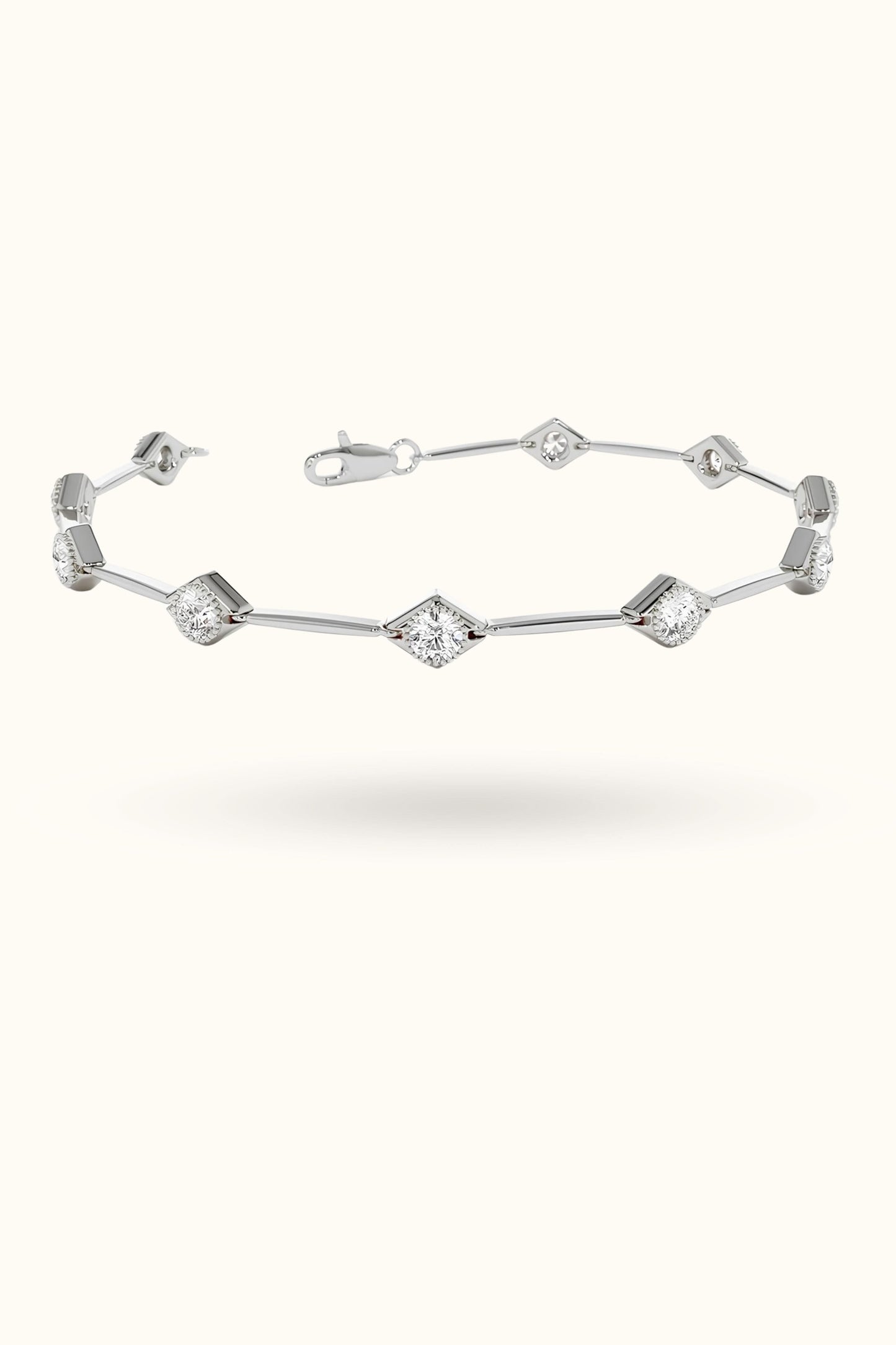 Infinity Diamond Tennis Bracelet
