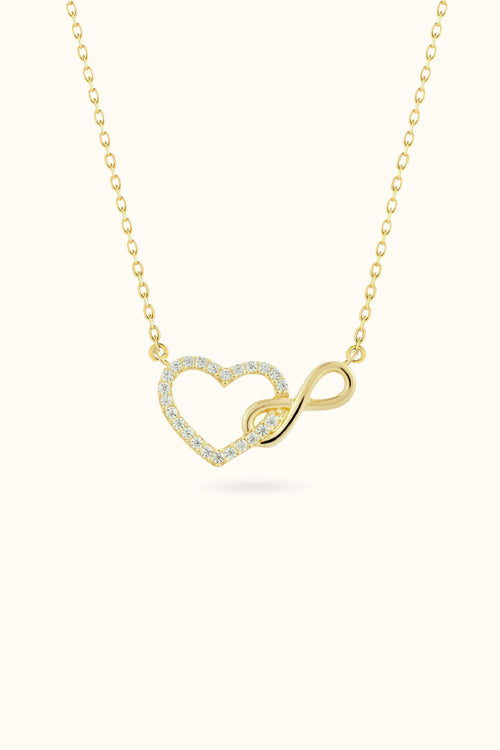 Intertwined Heart Necklace