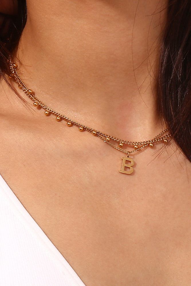 Keshi pearl twisted chain necklace