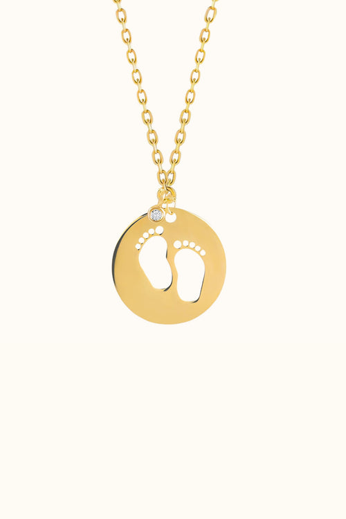 Kids Name Foot Necklace