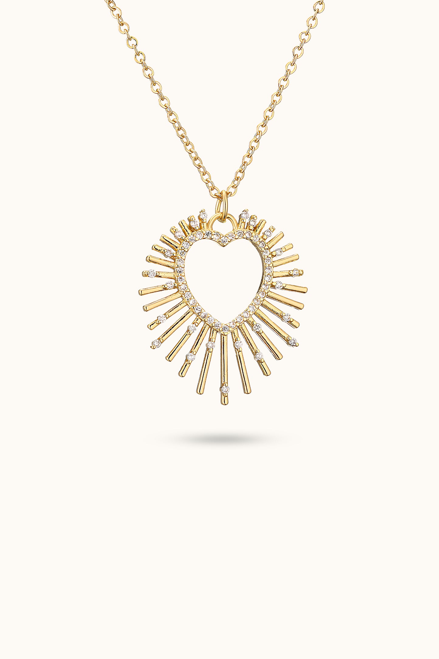 Love Heart Glow Pendant Necklace