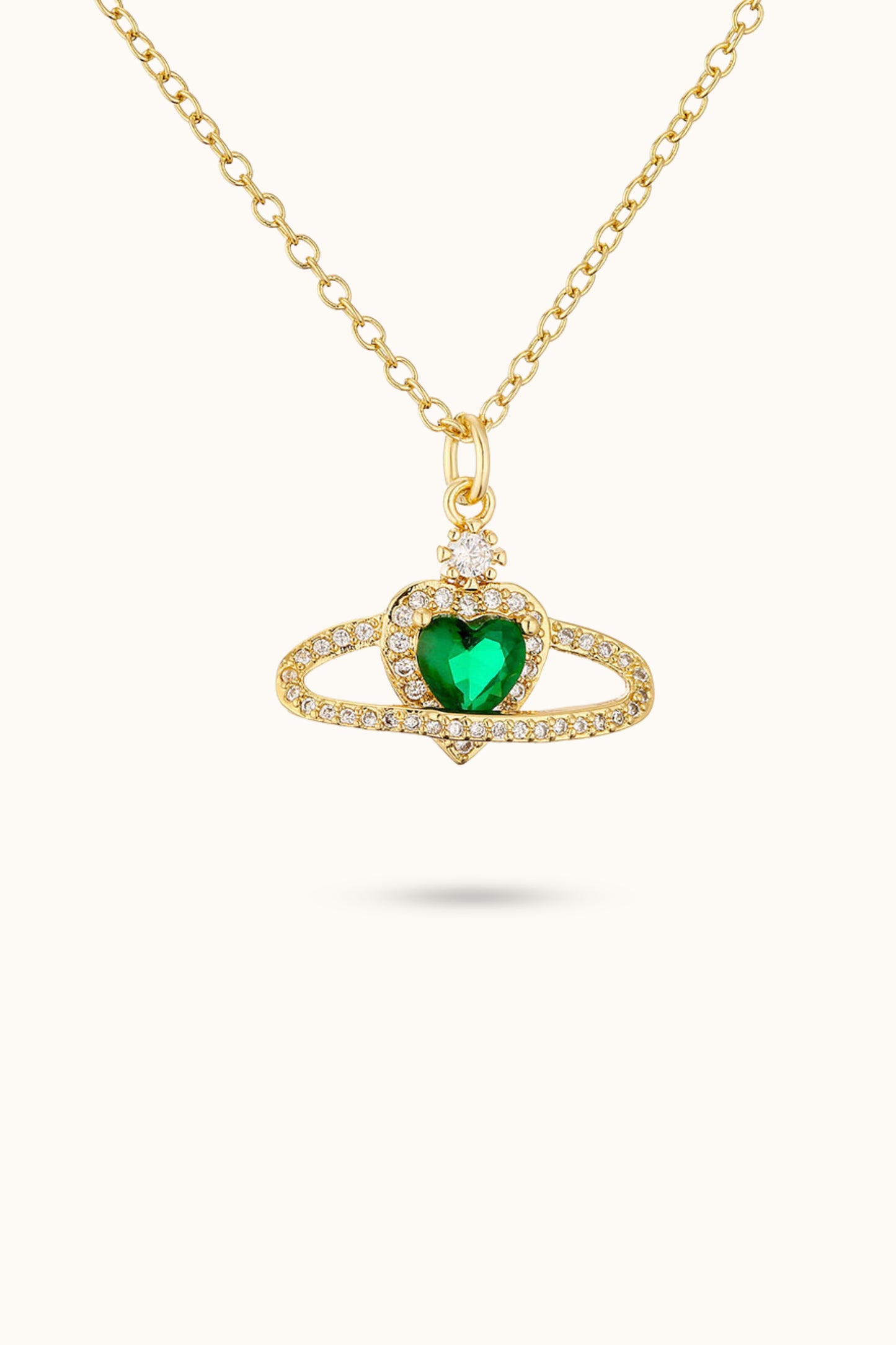 Love Planet Pendant Necklace