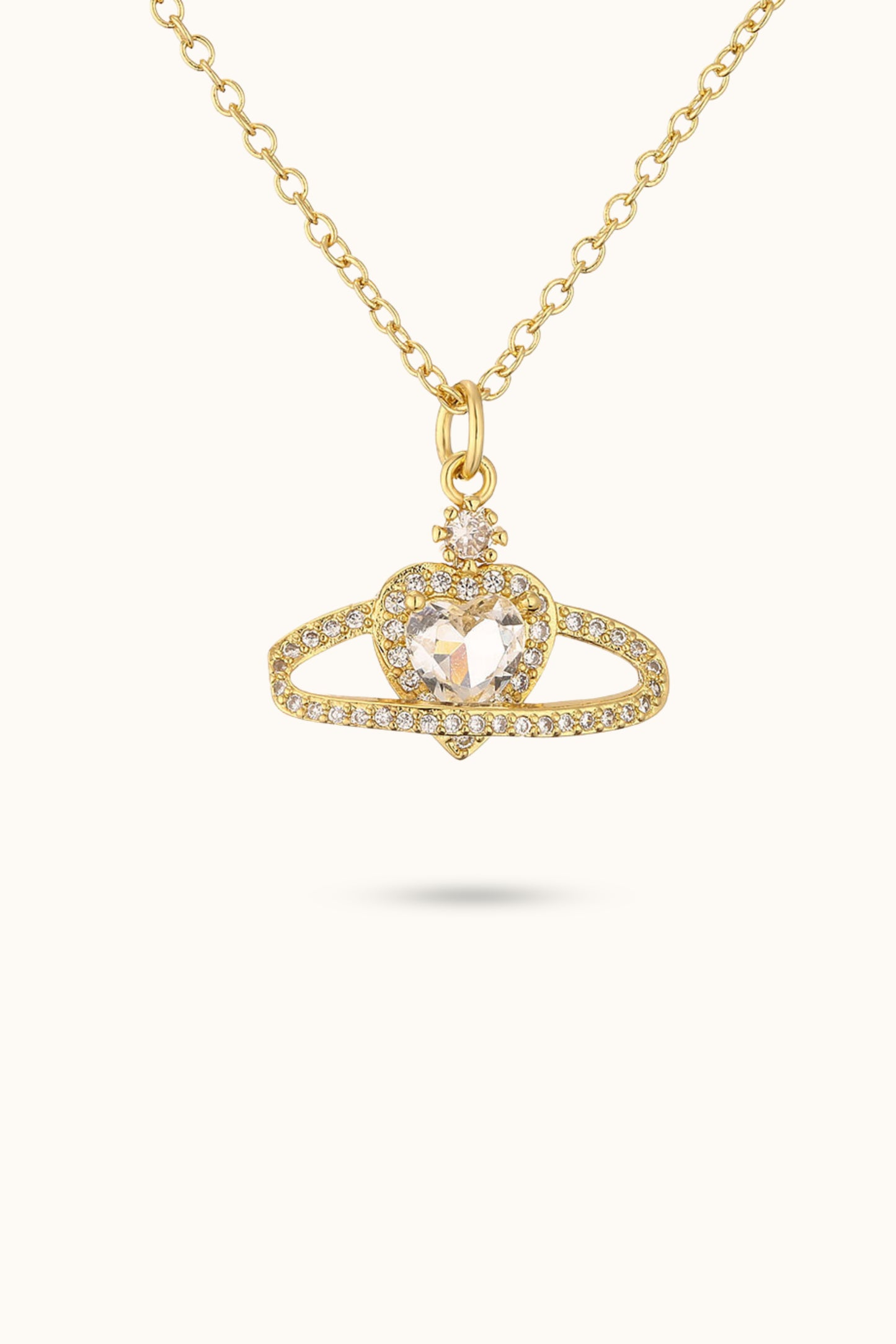 Love Planet Pendant Necklace