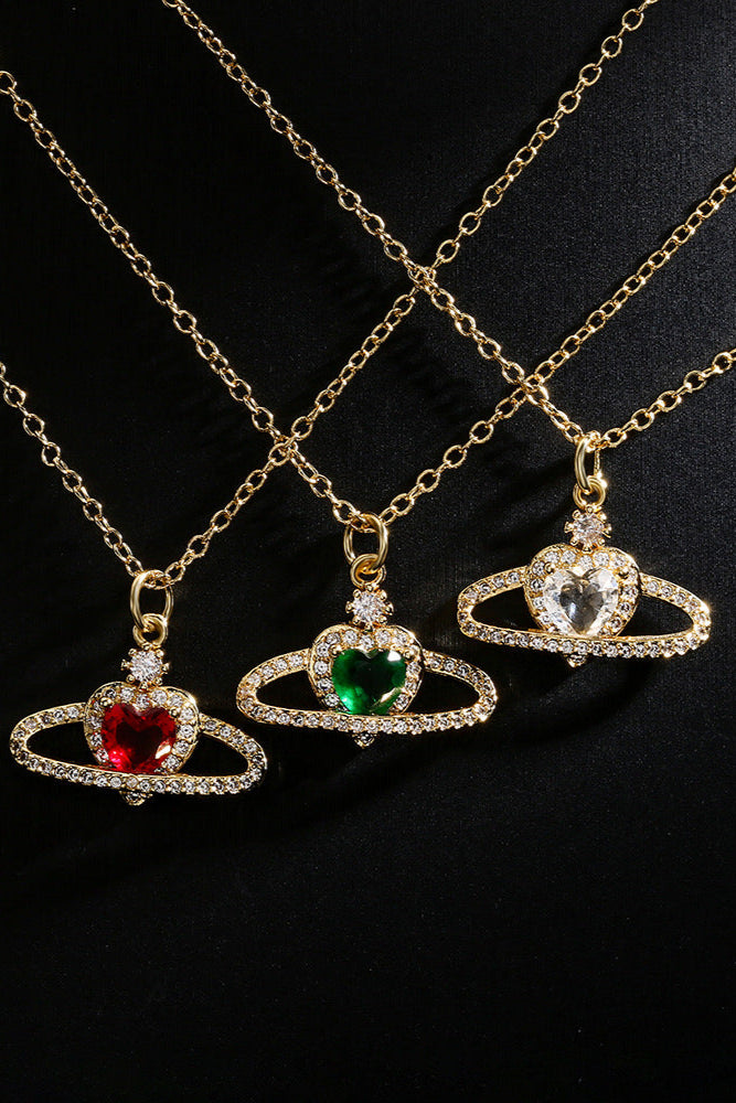 Love Planet Pendant Necklace