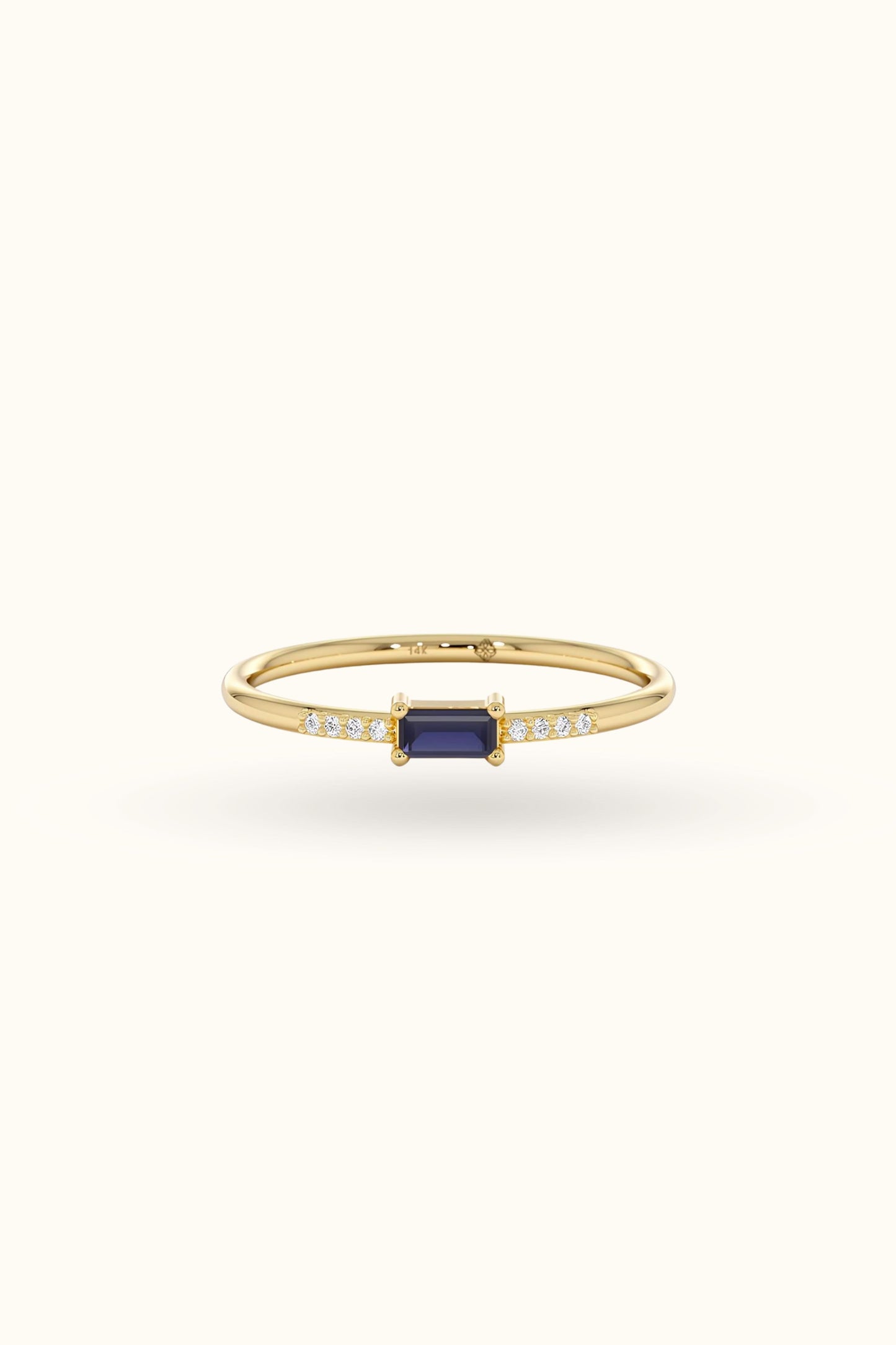 Minimalist Sapphire Birthstone Ring