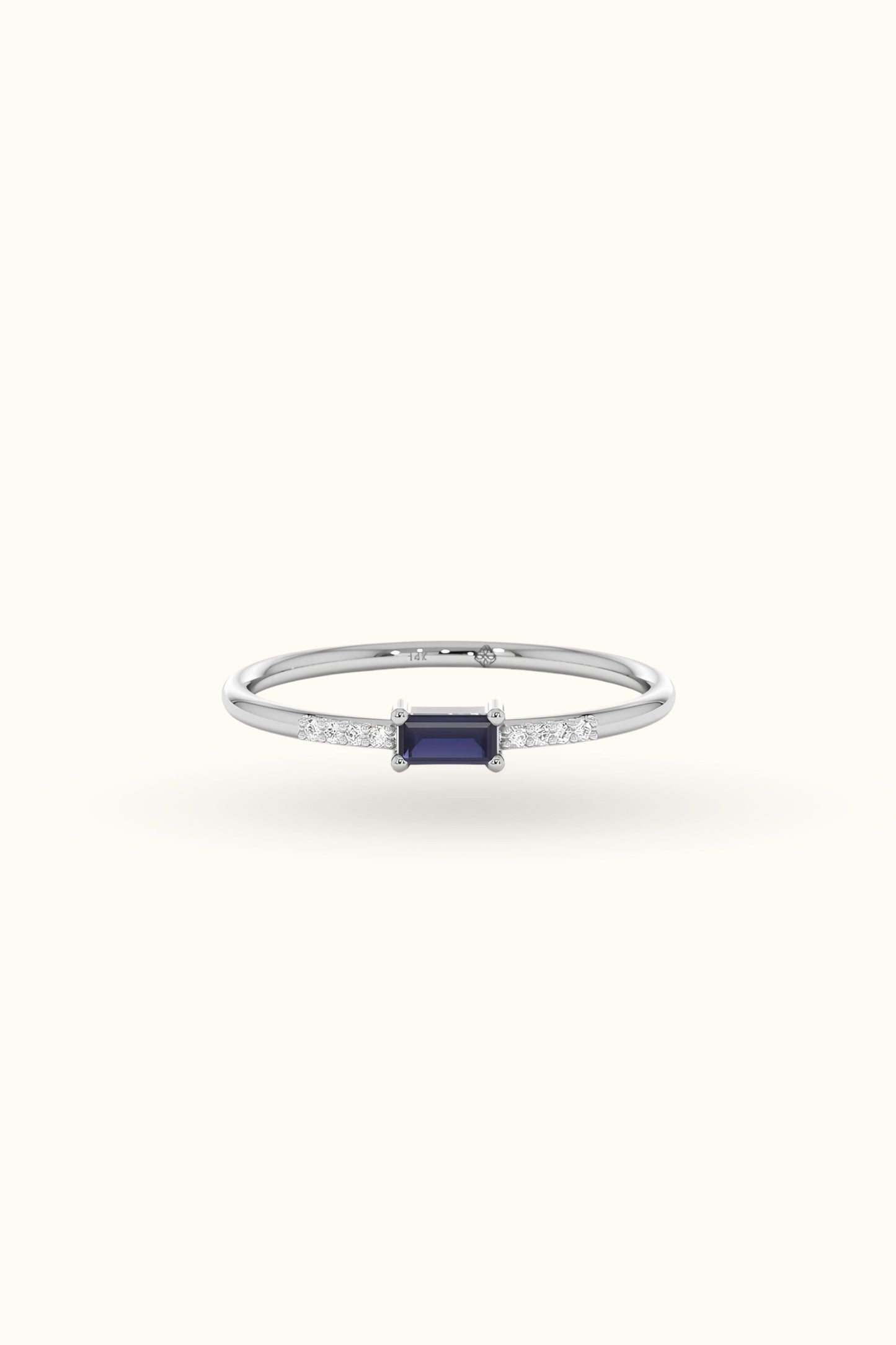 Minimalist Sapphire Birthstone Ring