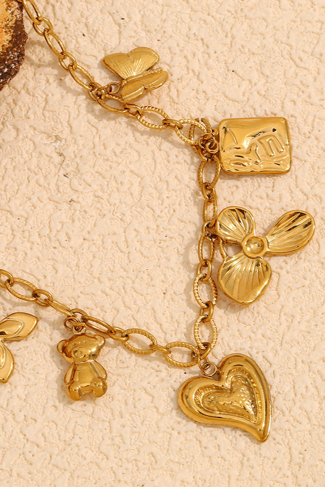 Mix-and-Match Love Heart and Sunflower Necklace