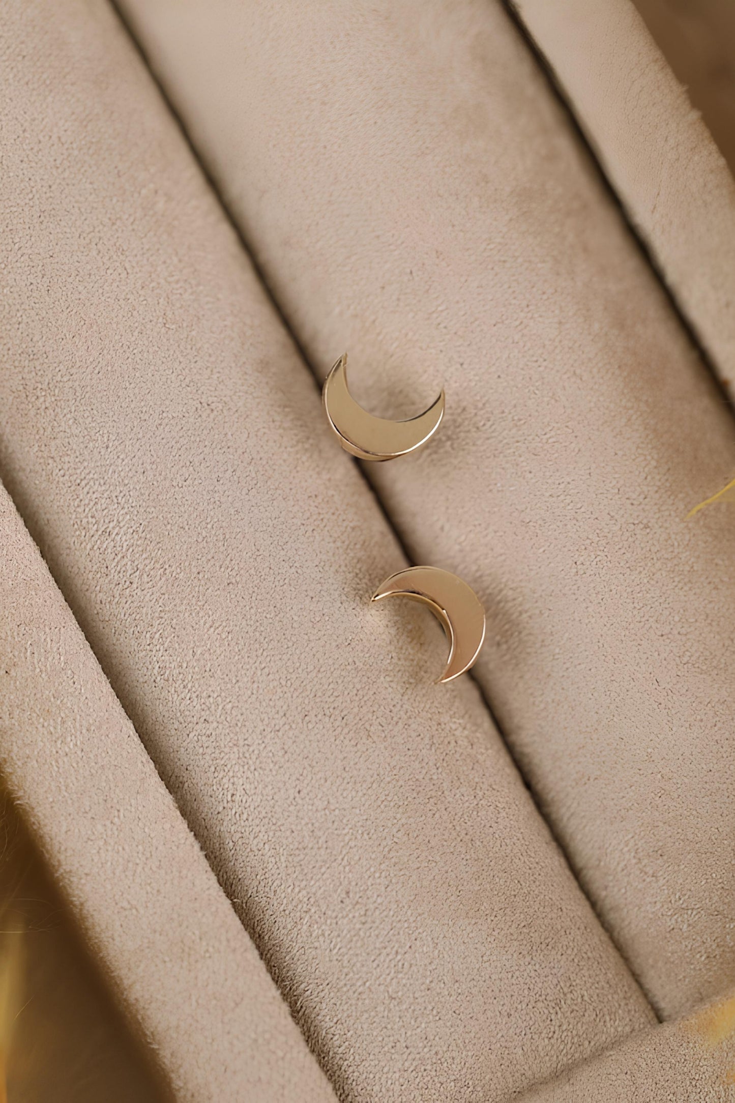 Moon Studs Earring