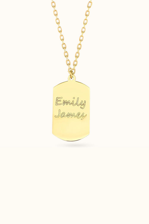 Name Plate Necklace