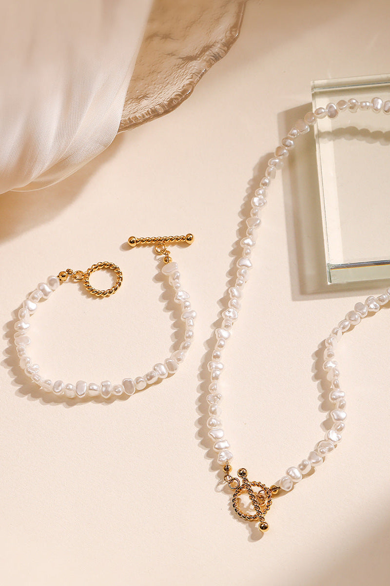 Natural freshwater fine pearl Bracelet