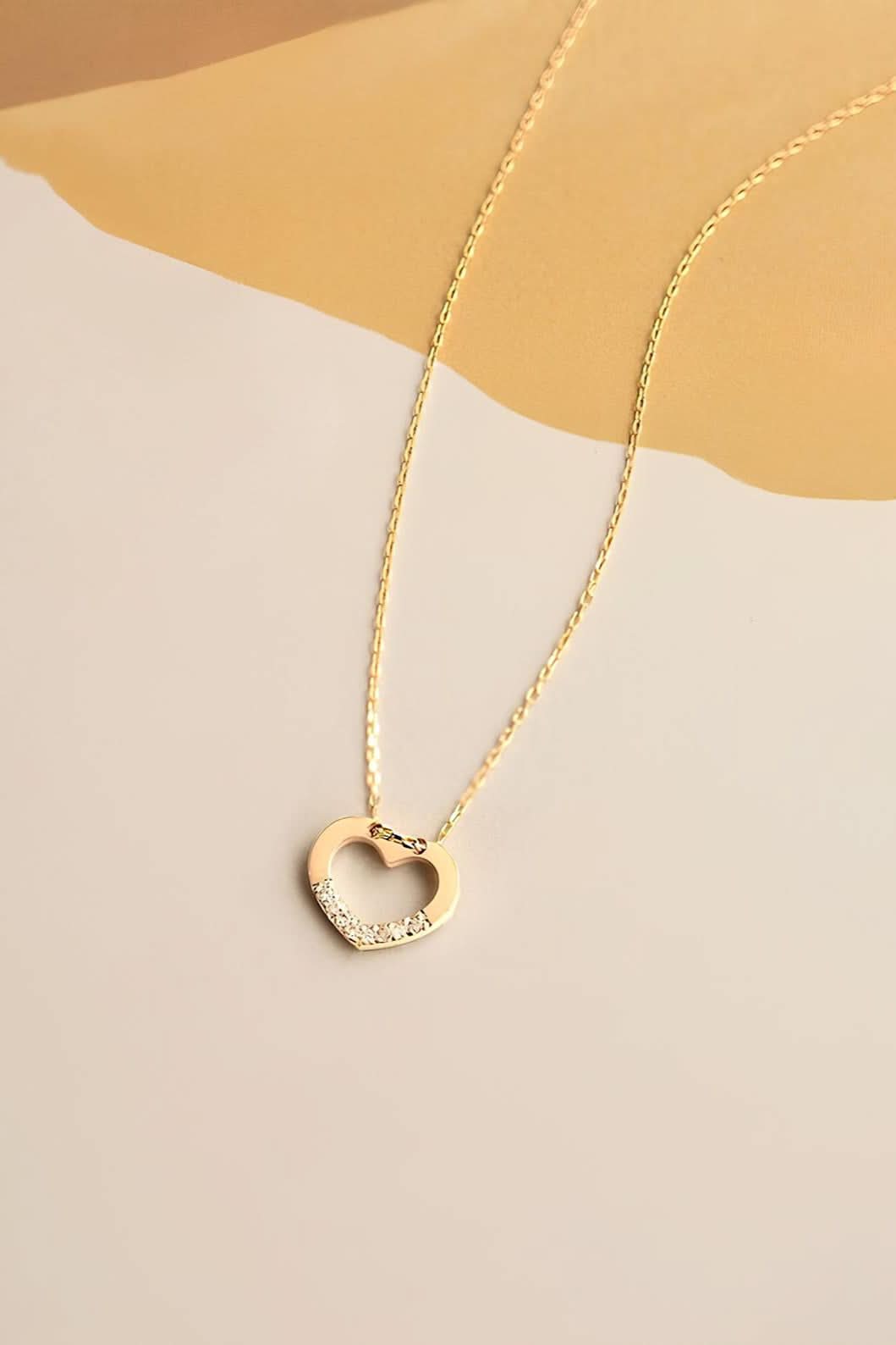 Open Heart Necklace
