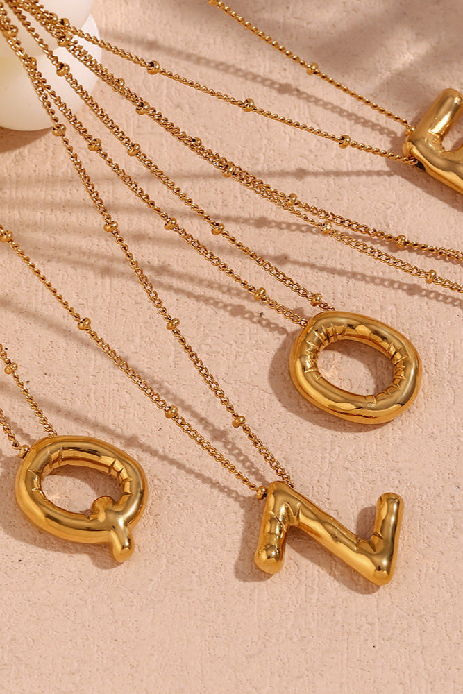 Name Party Ballon Initial Necklace
