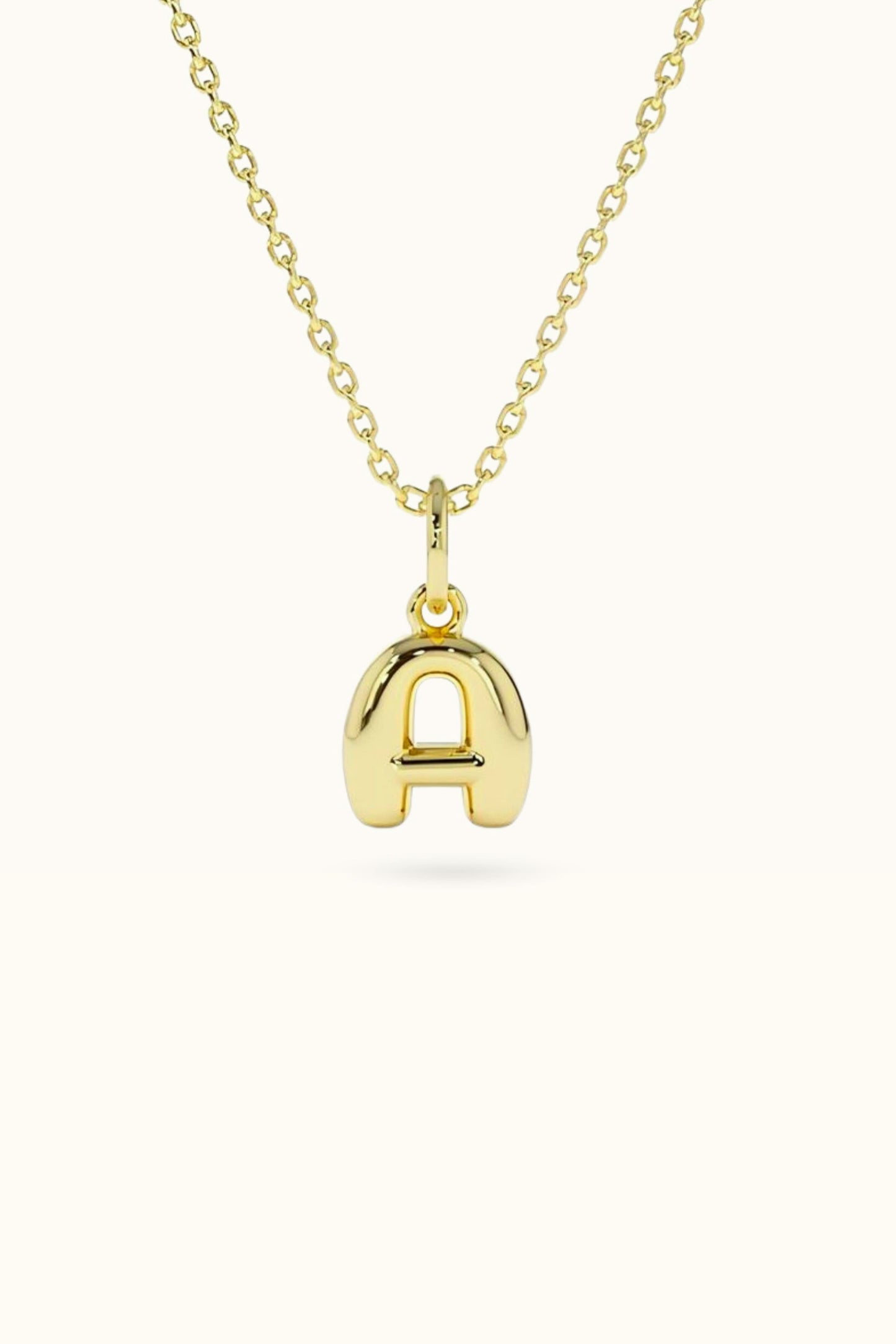 Personalized 3D Letter Necklace