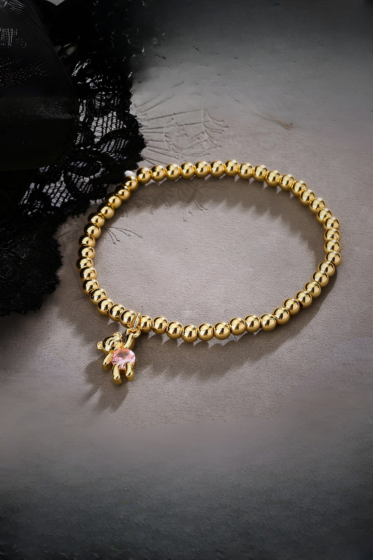 Red Panda Bead Bracelet