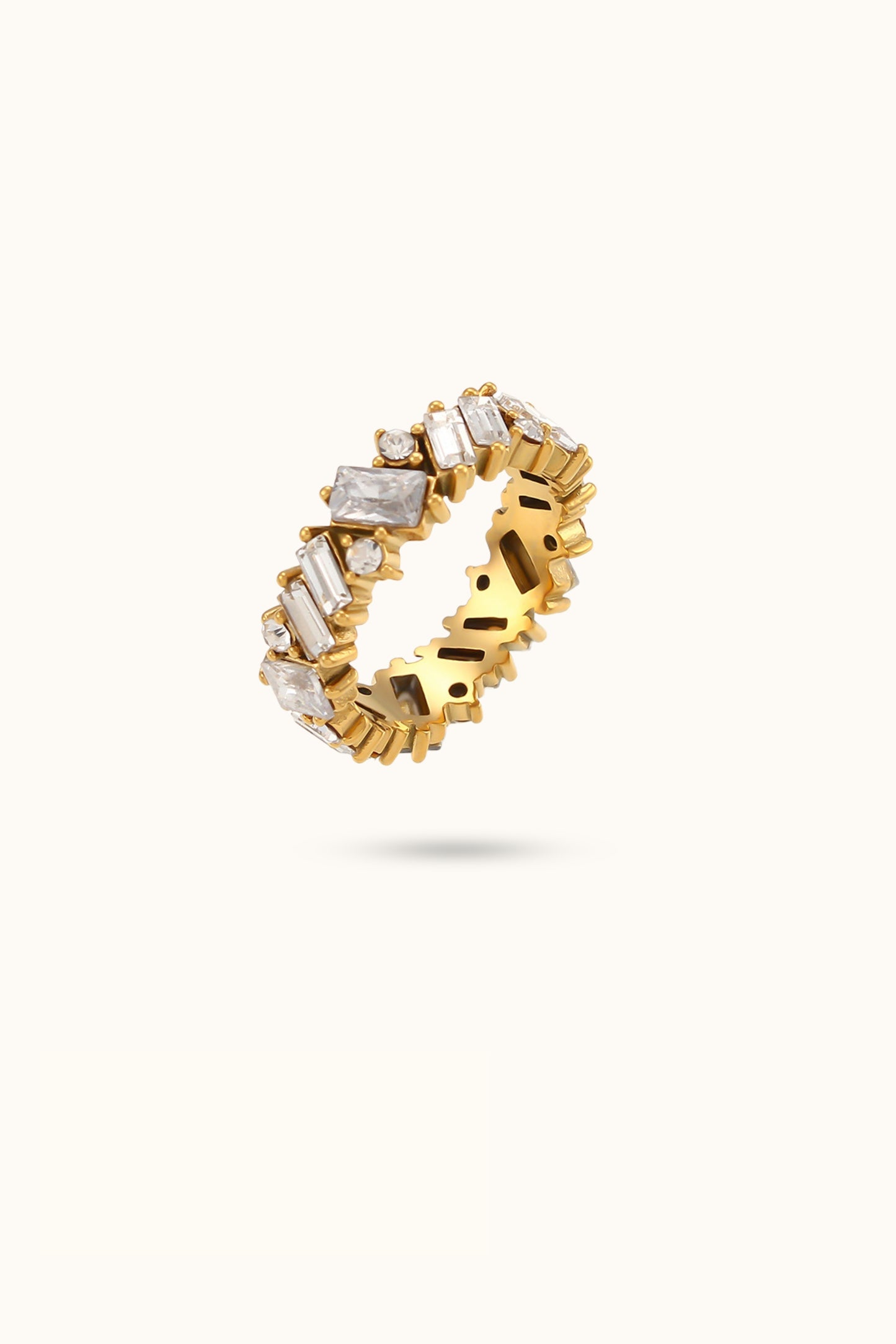 Round Marquise Diamond Ring