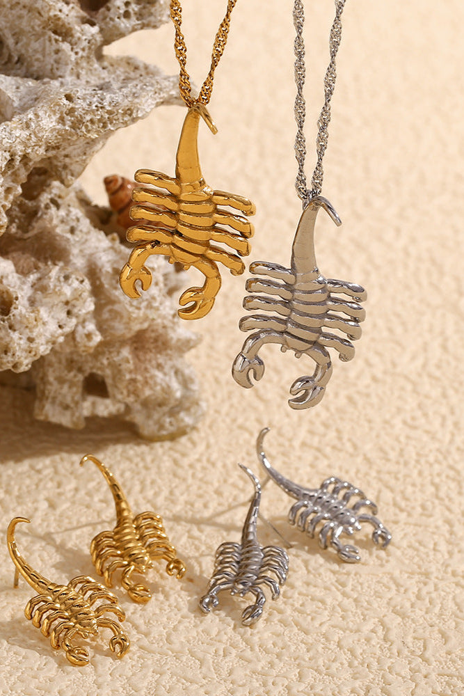 Scorpion pendant necklace