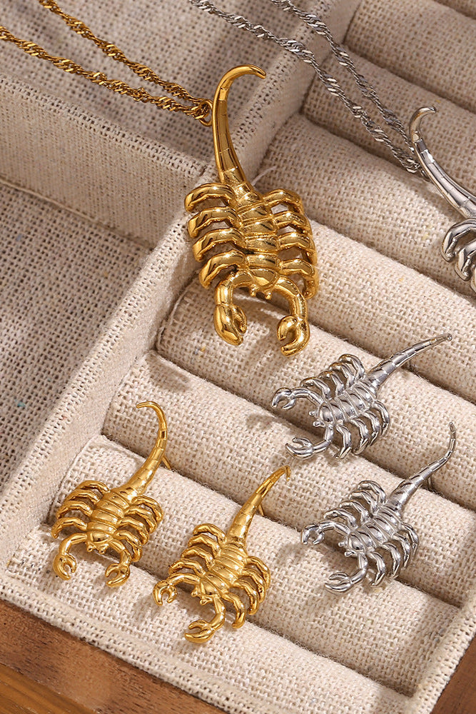 Scorpion pendant necklace