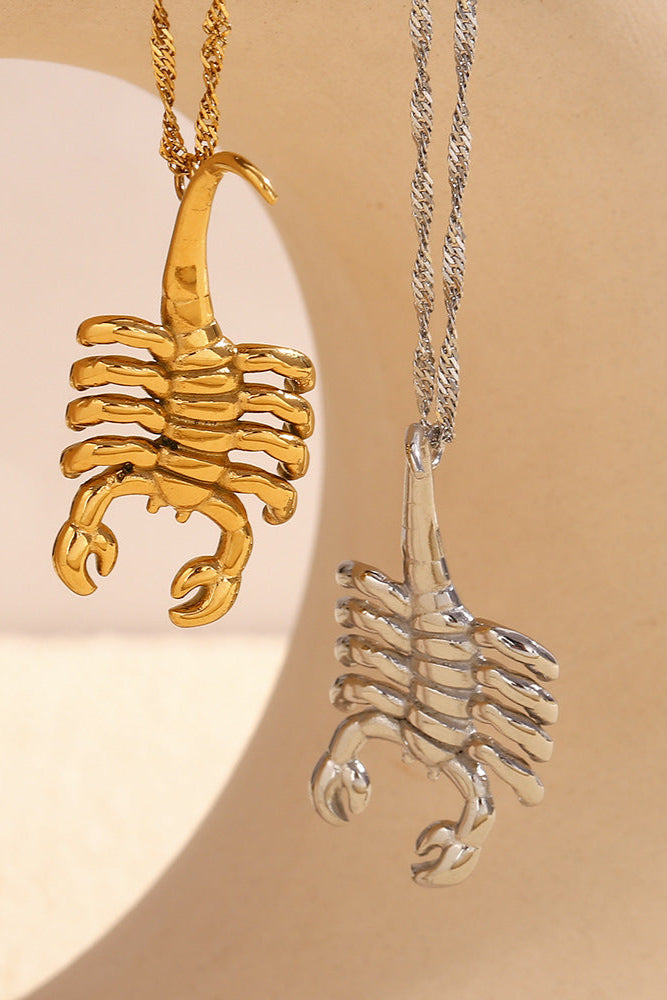 Scorpion pendant necklace