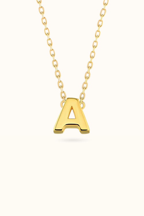 Single Initial Name Necklace