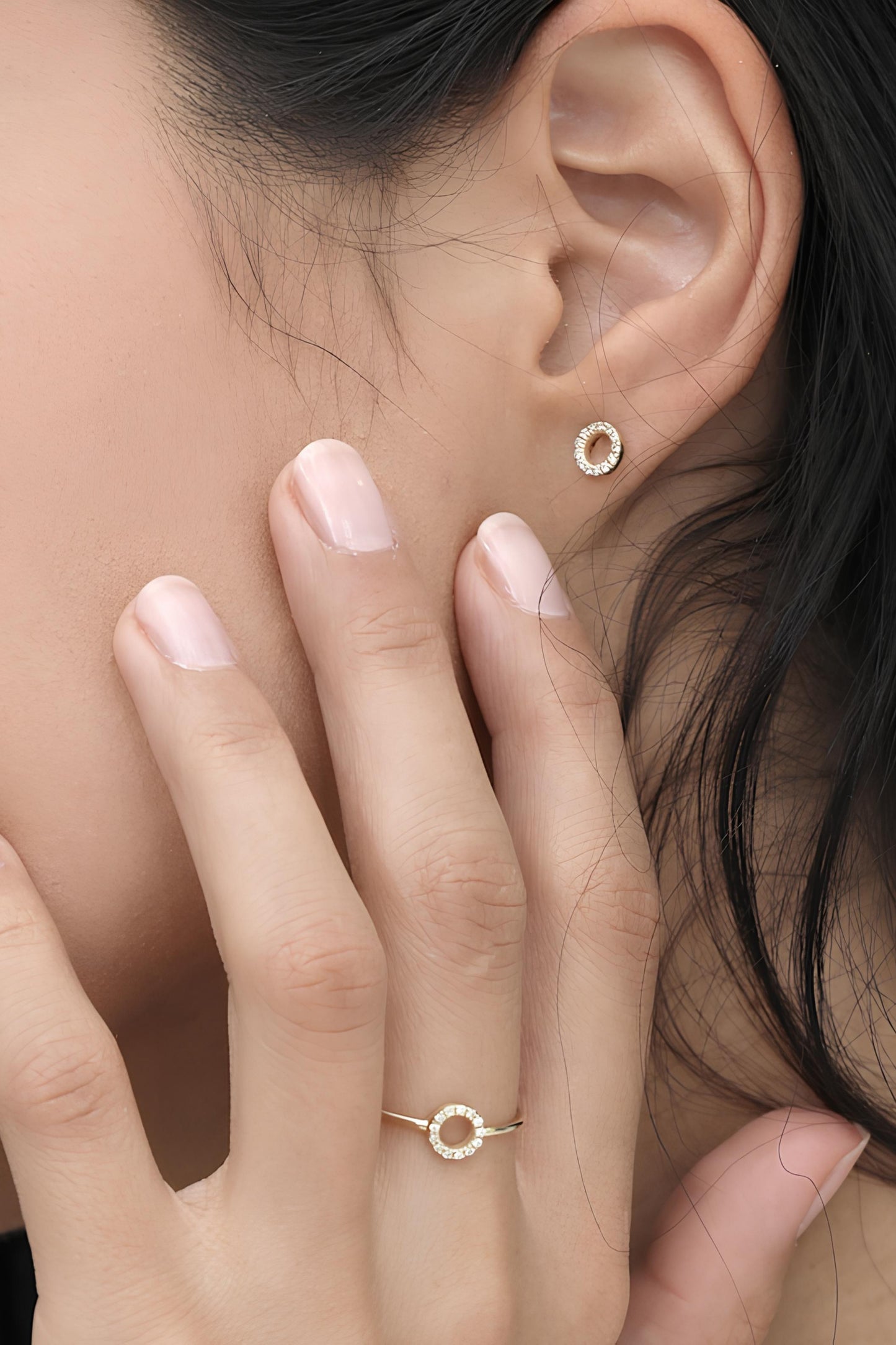 Small Diamond Stud Earrings