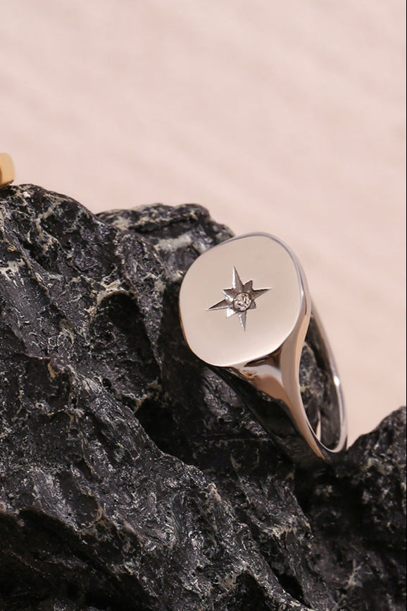 Square Polaris Diamond Ring