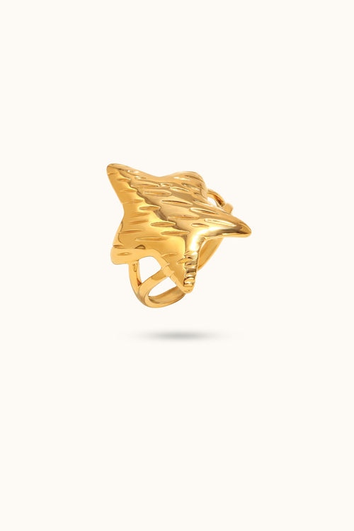 Starfish Pattern Ring