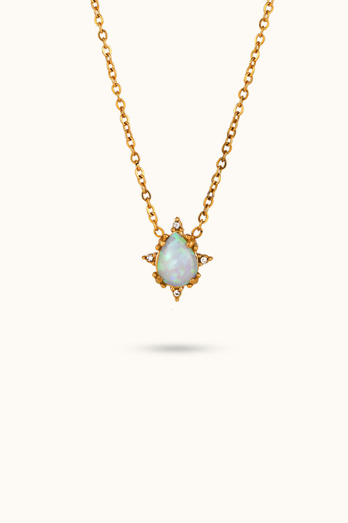 Teardrop Opal Necklace