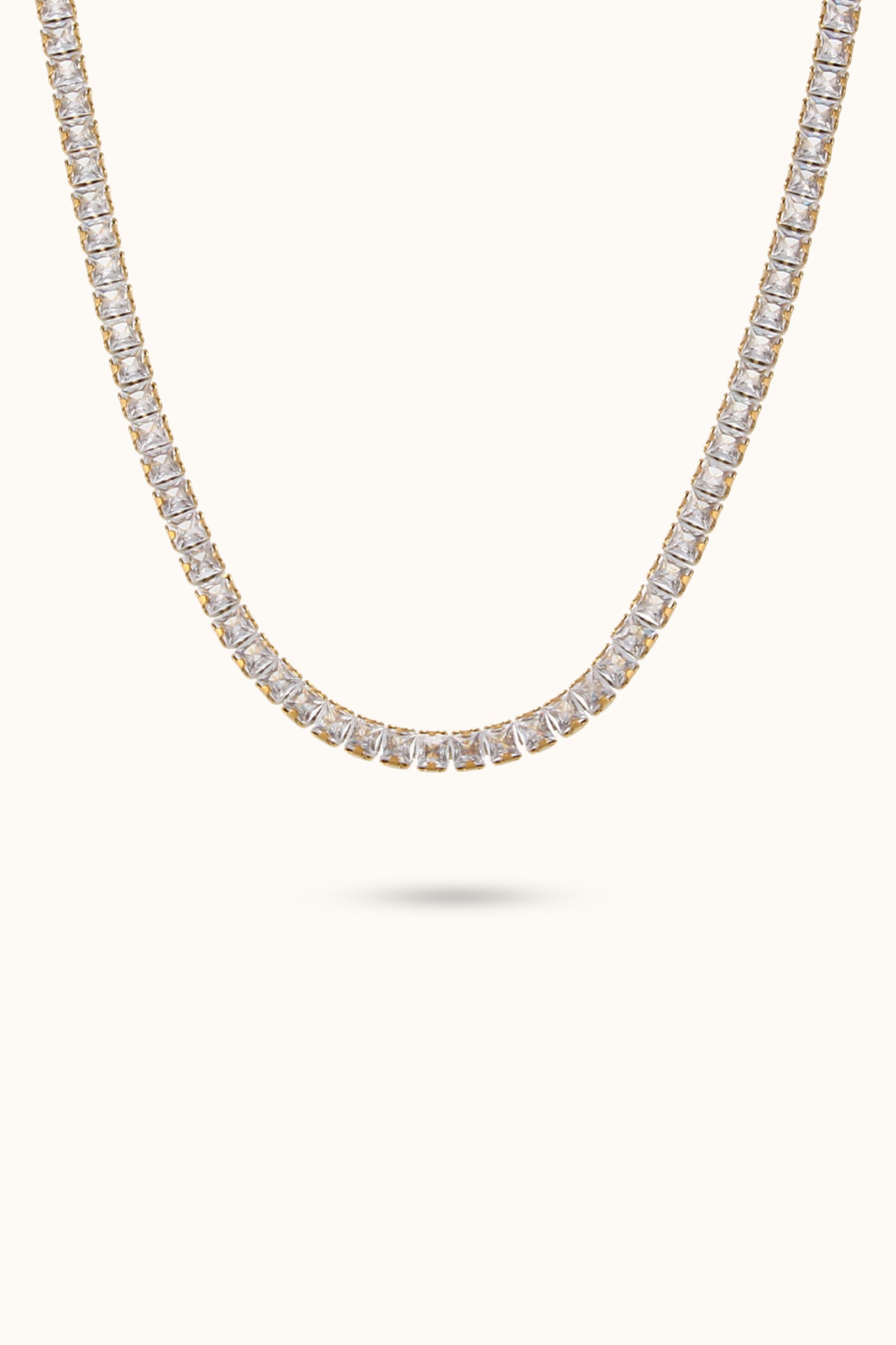 Tennis Diamond Chain Necklace