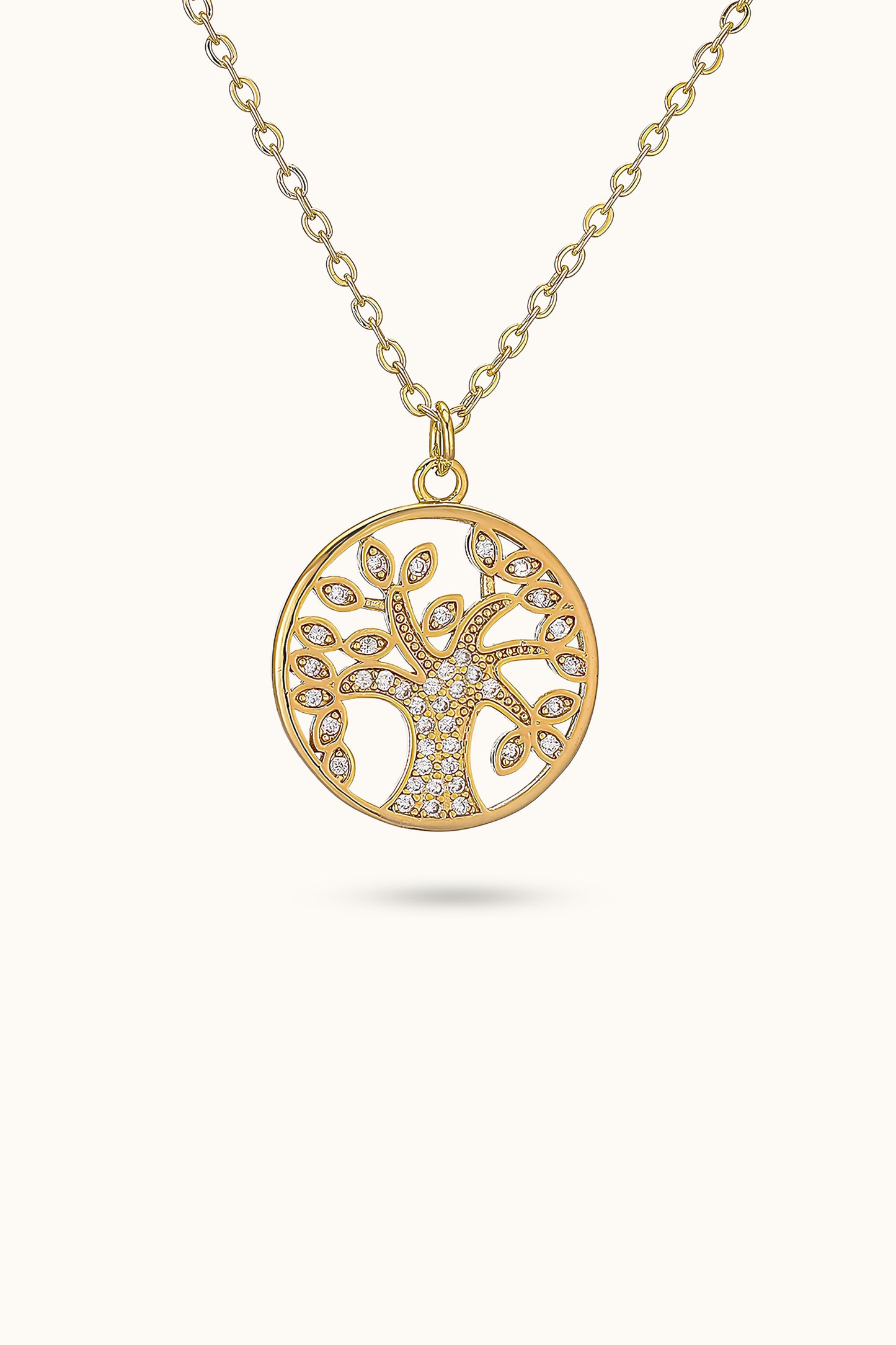 Tree of Life Diamond Pendant Necklace