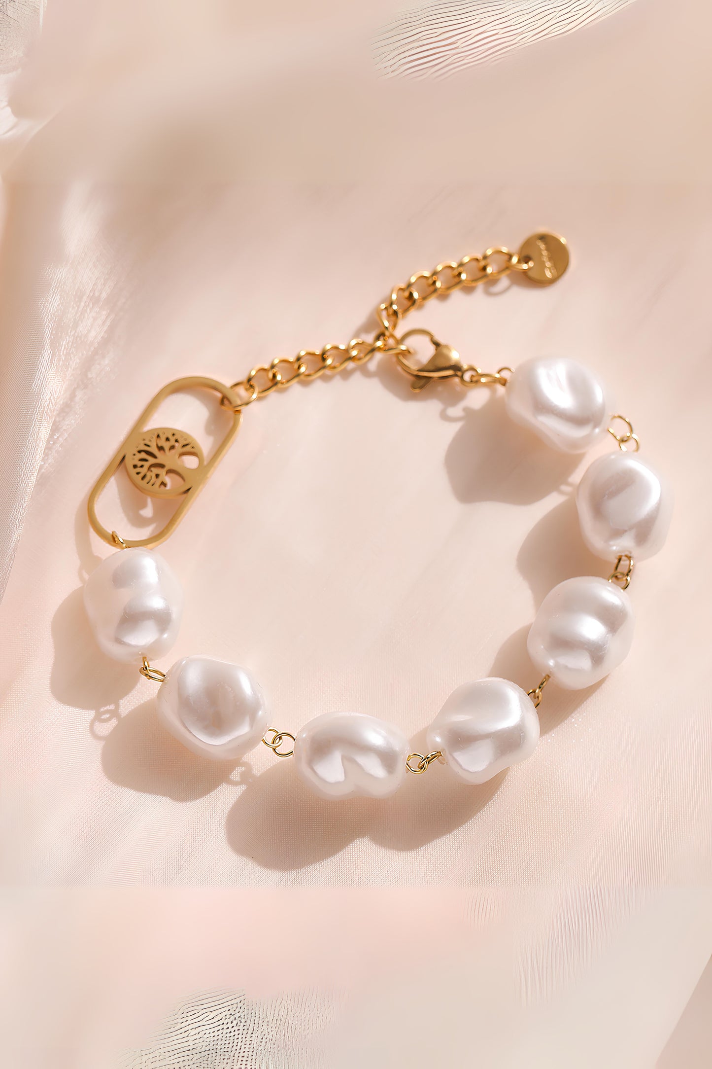 Tree of Life Pearl Bracelet