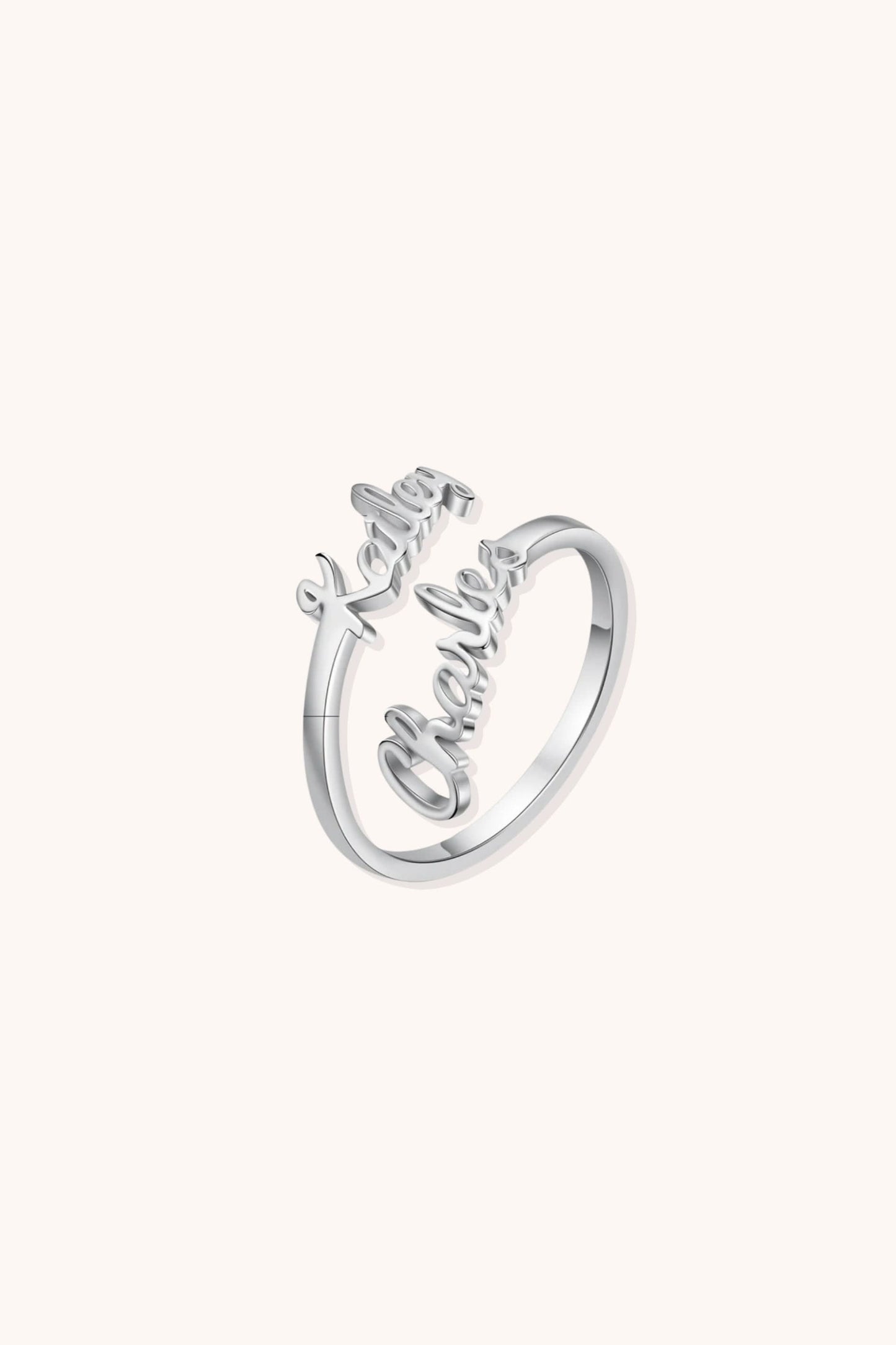 Double Name Ring